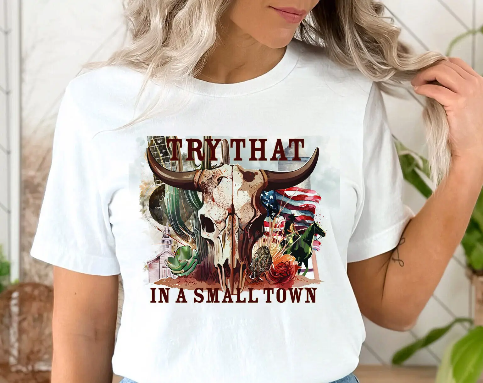 Try That In A Small Town Jason Aldean Shirt Cotton Unisex S-3XL For Fans