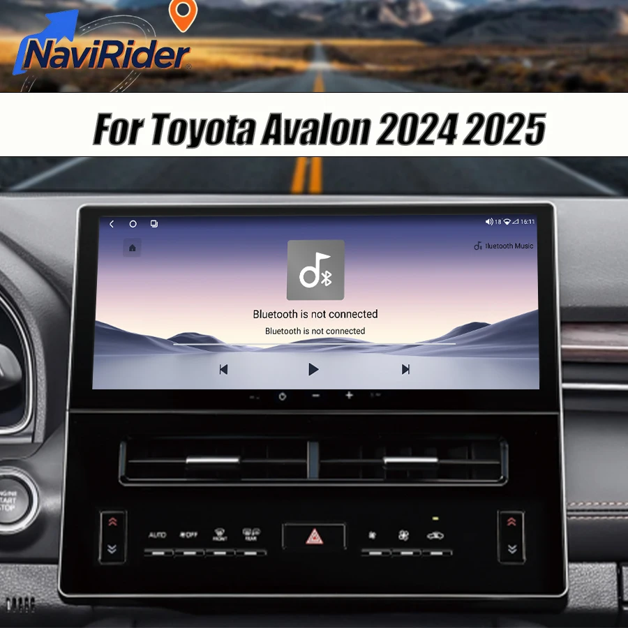 12.3inch Android Carplay Auto For Toyota Avalon 2024 Car Radio DSP Navigation Multimedia Player Video Stereo Player Head Unit 4G