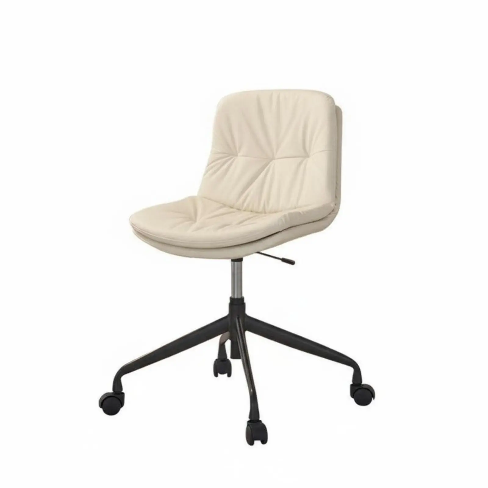 Lowsupport rotating Stool Adjustable Height Armless Pedestal Chair Minimalist Design Stable Base for Makeup lovers, Living Room