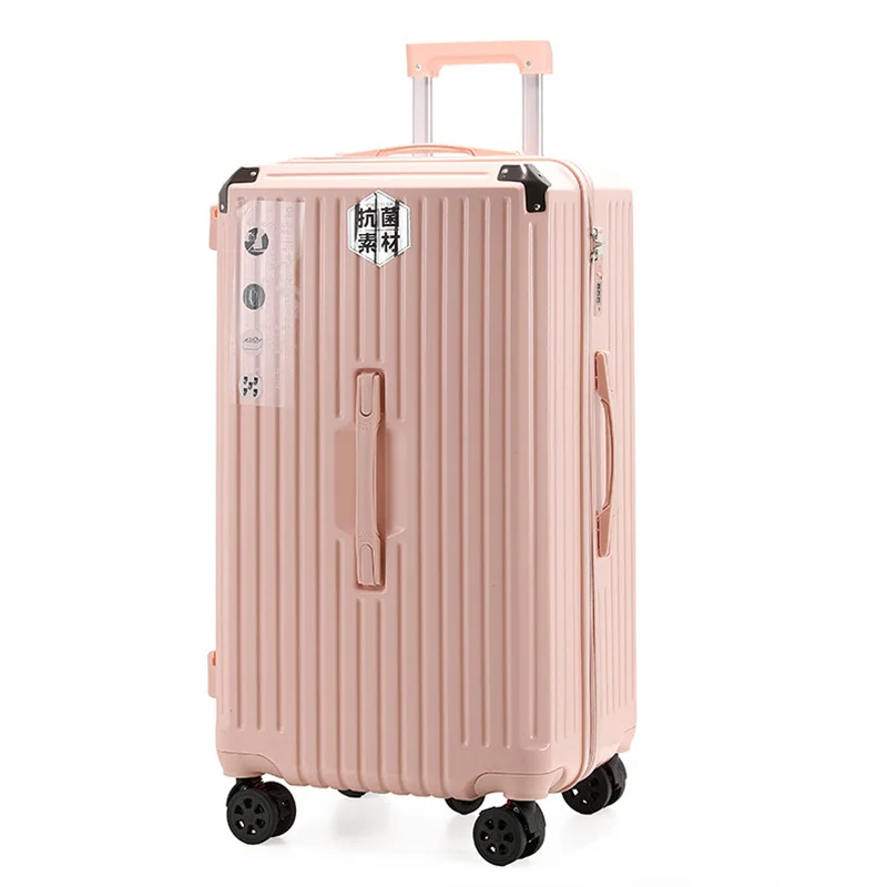 New Password Suitcase Brake Five-wheels Large Capacity Luggage Female Trolley Case Thickened Travel Bags Male 22\