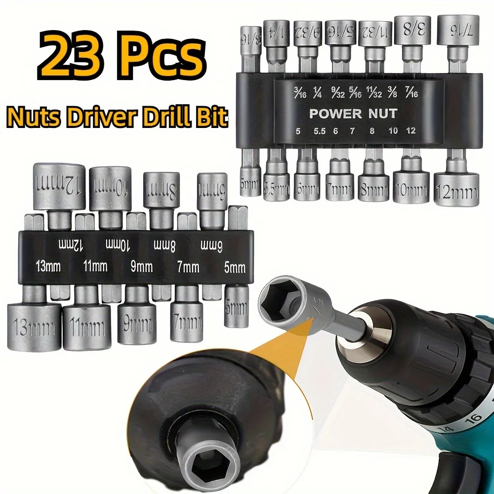 23-pcs-set-5mm-13mm-soquetes-poderosos-hex-haste-manga-bocais-porca-driver-kit-haste-de-extensao-chave-de-fenda-bits-ferramentas-chave-de-soquete