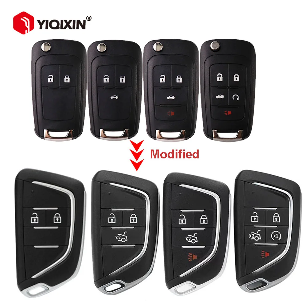 Modified Remote Car Key Shell For Opel Astra Vauxhall J Insignia Zafira Mokka Holden For Chevrolet Cruze Epica Lova Aveo Camaro