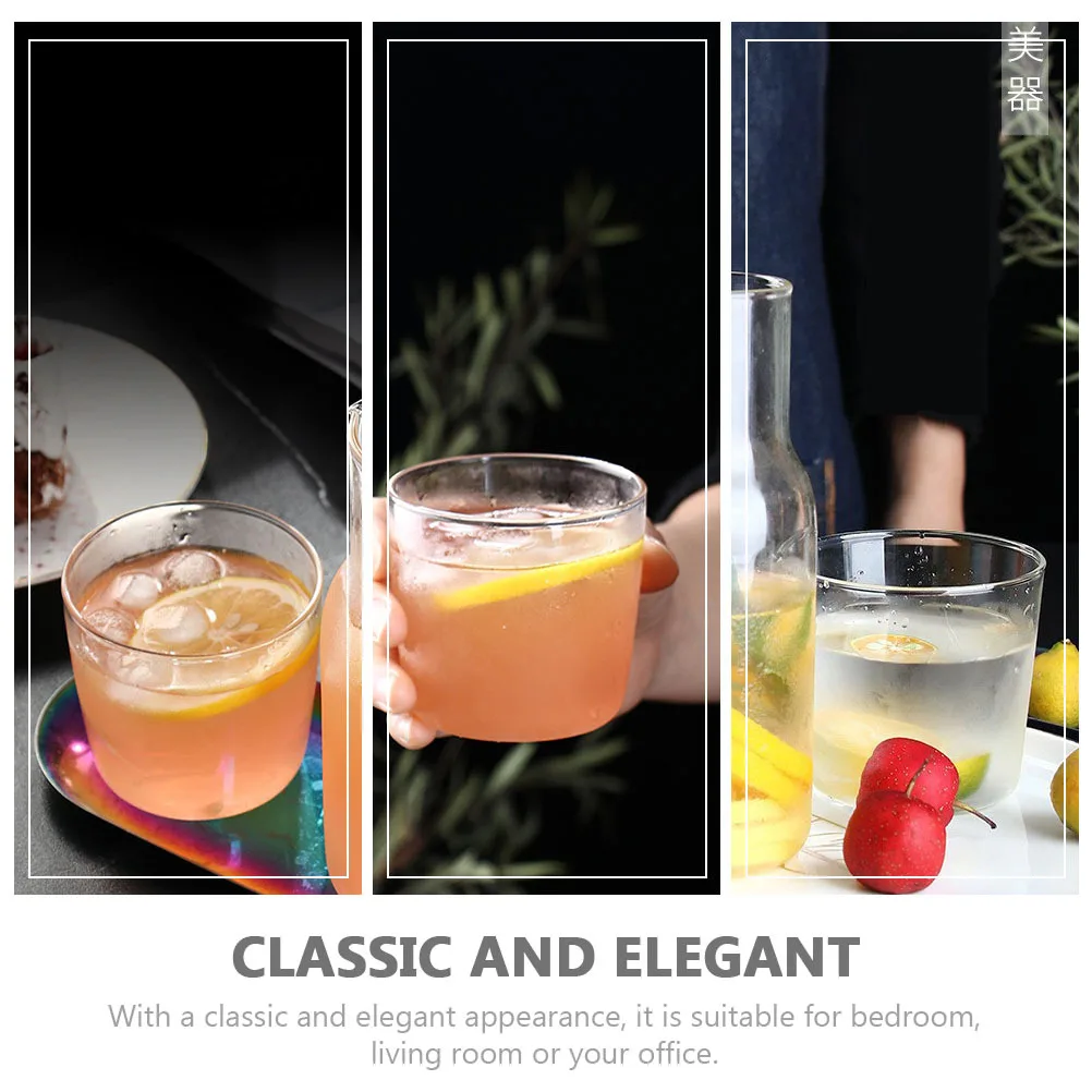 

2Pcs Cold Water Carafe Lid High Quality Glass Kettle Lid for Bedroom Living Room Office Juice Tea Milk Beverage Use