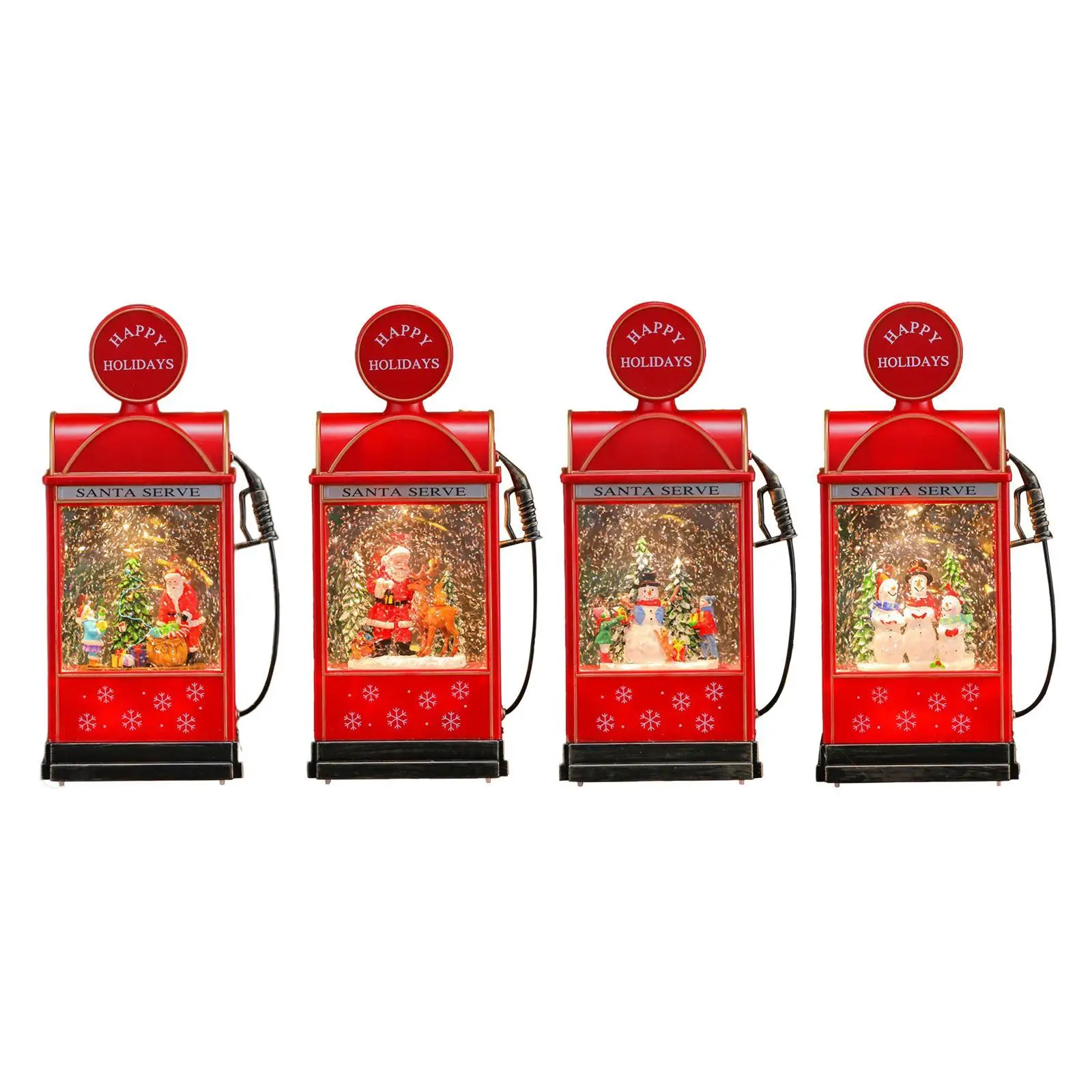 

Holiday Lantern LED Lamp Christmas Scenery Decorative Xmas Easy Hanging with