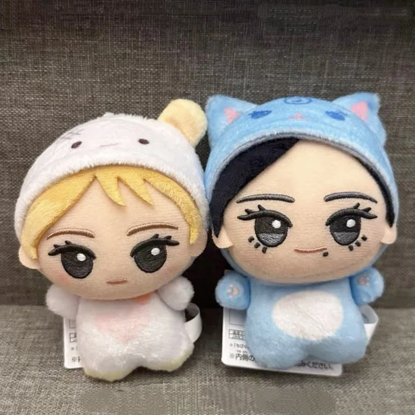 

Bandai Aespa K-Pop Plush Doll Pendent Genuine In Stock Ningning Giselle Karina Winter Cat Hood Collectible Plushie Gifts