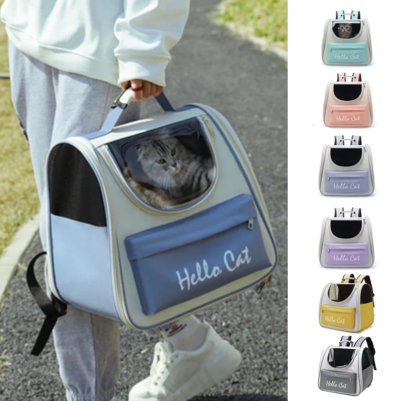 

Cat Bag Large Capacity Pet Supplies Cat Out Portable Space Capsule Bag Sunscreen Breathable Dog Cage Pet Bag