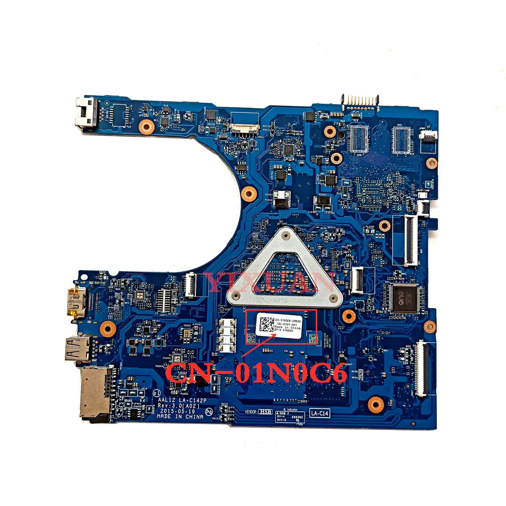 For dell Inspiron 5755 5455 5555 Laptop Motherboard AAL12 LA-C142P With A8-7410 CPU brand new CN-01N0C6 01N0C6 100% Tested OK