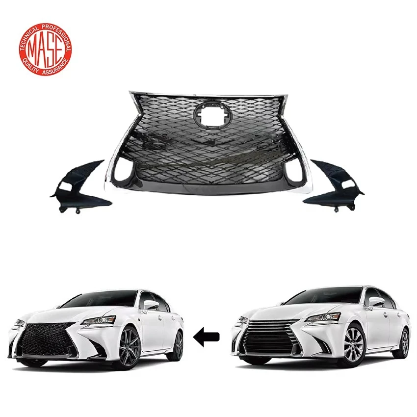 

Hot Sale High Quality Body Kit Grille Headlamp Taillamp Refit Front Bumper for GS 2016 2017 2018 F- Sport Style