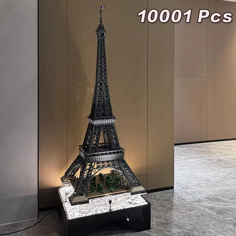 

2025 IN STOCK 1.5M Tall Paris Eiffel Tower Architecture Model 10307 Set 10001Pcs Building Blocks Bricks Adults Toys Gifts