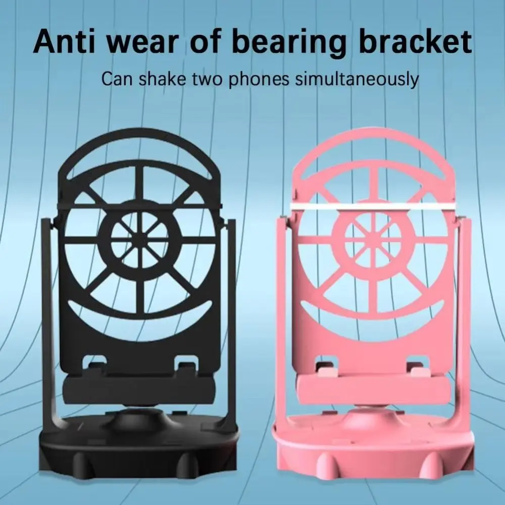 

Plastic Desk Walking Swing Bracket Bearing Type Automatic Device Desktop Phone Stand USB Cable Portable Phone Holder Pedometer