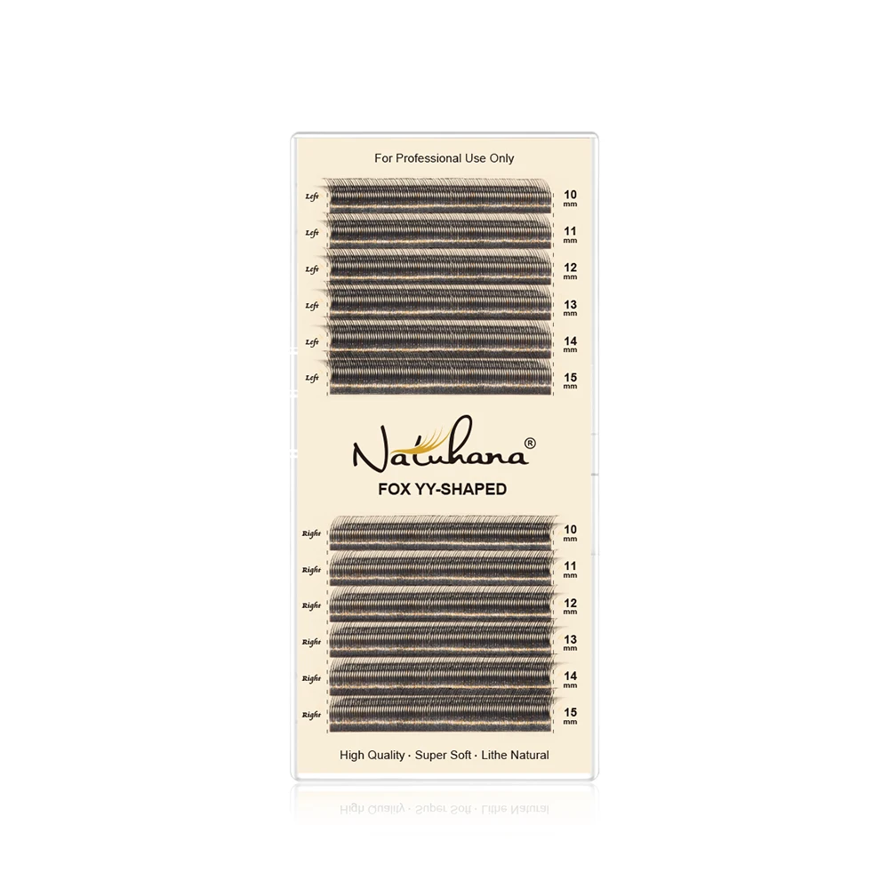 NATUHANA FOX 3D~5D W-förmige Wimpernverlängerung Cat Eye Long Tail Premium Natürliche Leichtgewichtige Volumen Fox Eye Wimpern Make-up-Tool – Detail 10