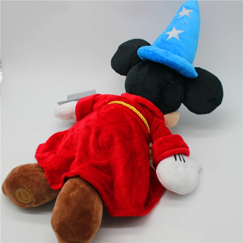 1piece 21inch Disney Magician Mickey mouse Fantasia mickey Cartoon Plush Toy Doll High Quality Gift For Children