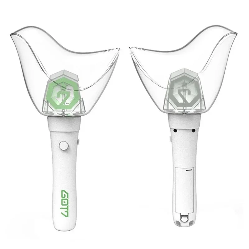Kpop Merch GOT7 Official Lightstick Plastic Type Version 2.0,3.0 Concert Light Stick Bluetooth Features