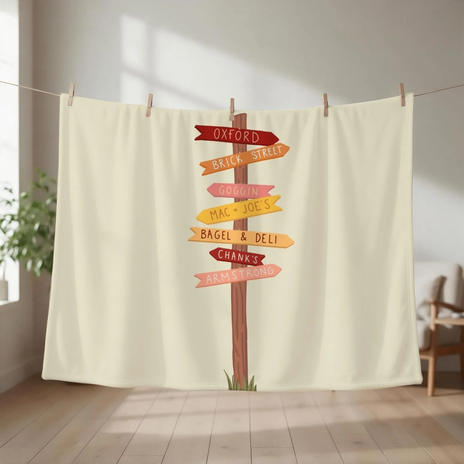 Miami University Sign Post Throw Blanket christmas decoration Summer Beach halloween Blankets