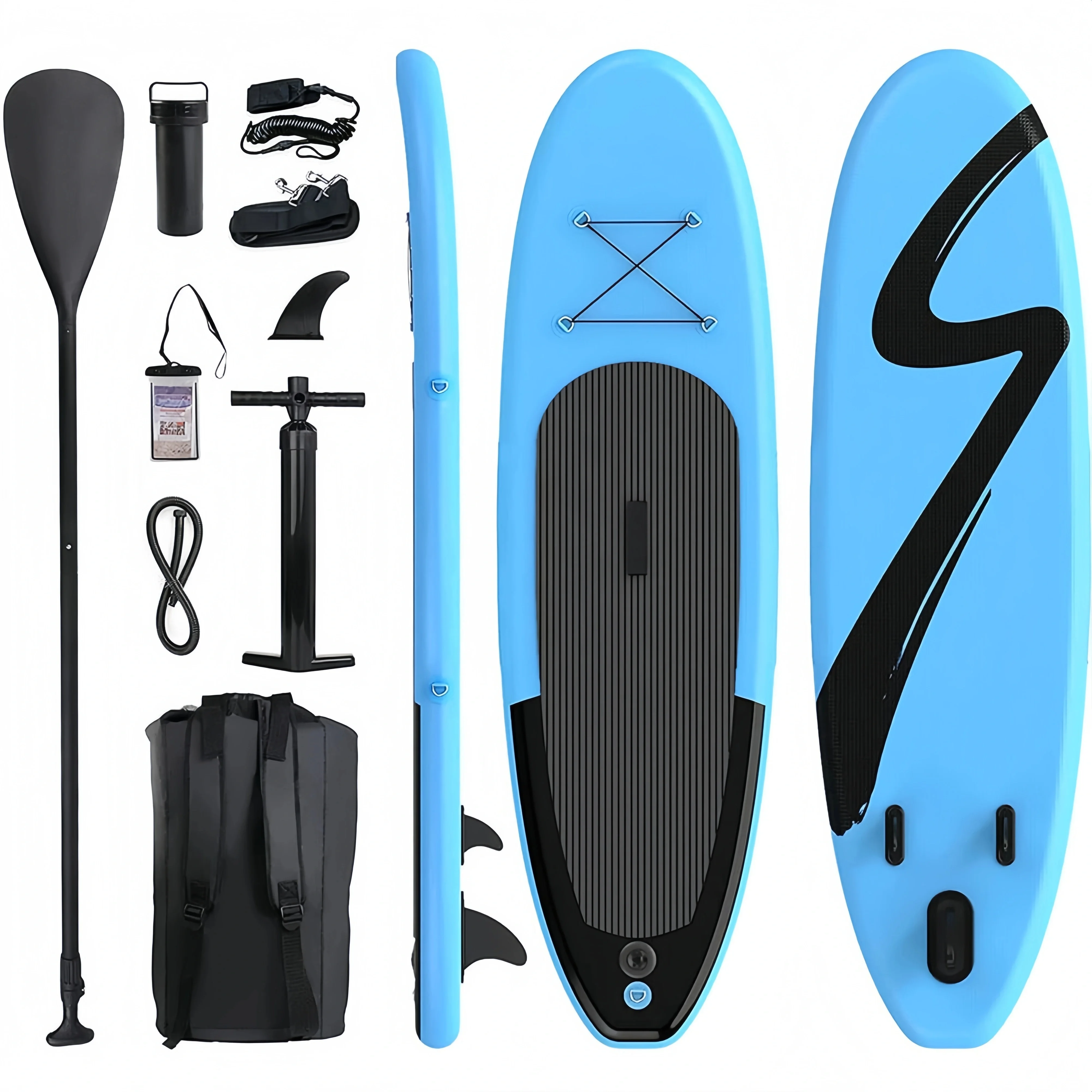 

Surfboard SUP Surfing Board Inflatable Stand Up Paddle Board Ultra-Light Paddle board with SUP Accessories Fins Paddle