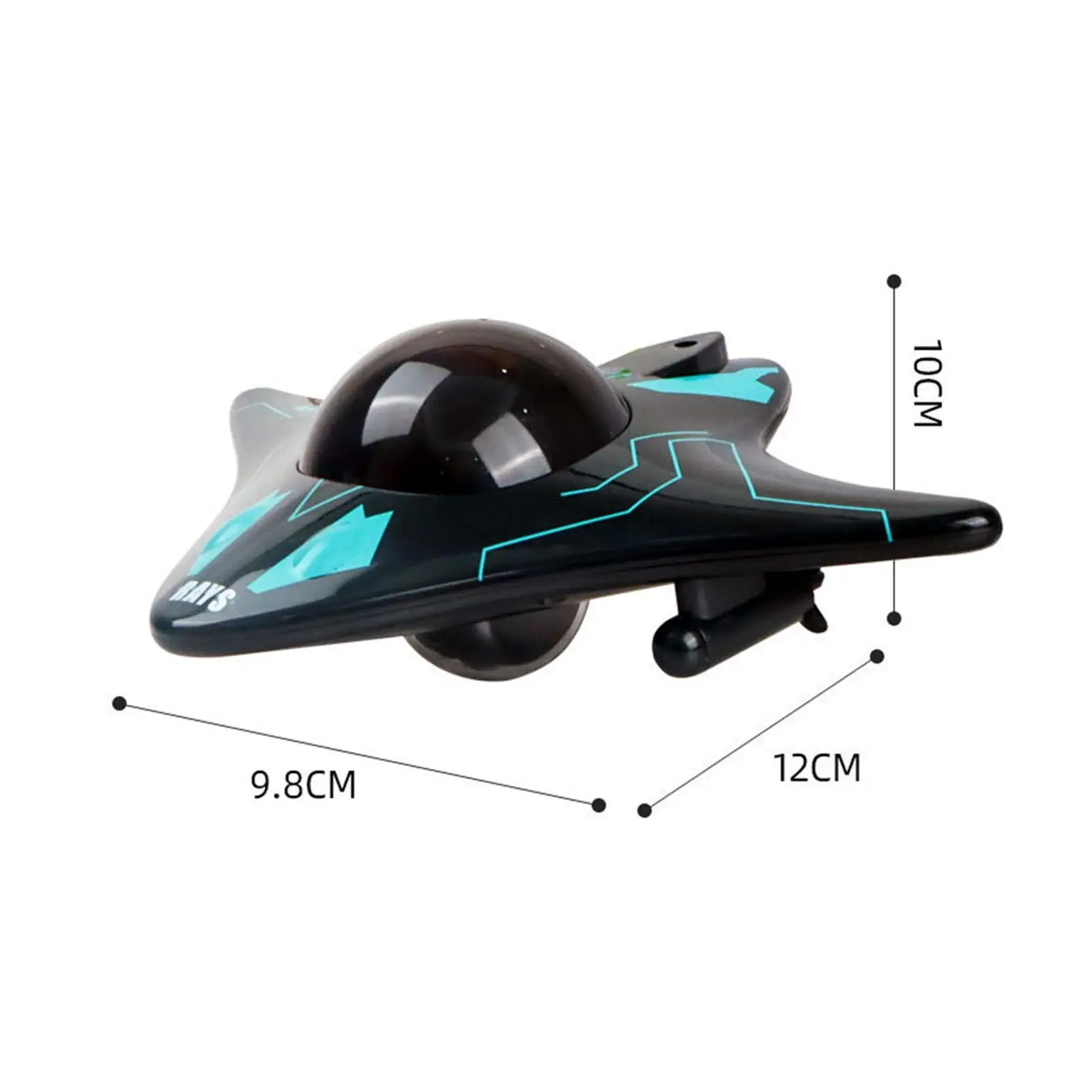 Remote Control Boat Toy Water Plays Toy Batfish Speedboat Gifts Real-time Transmission Pool Toys RC Boat with Underwater Camera