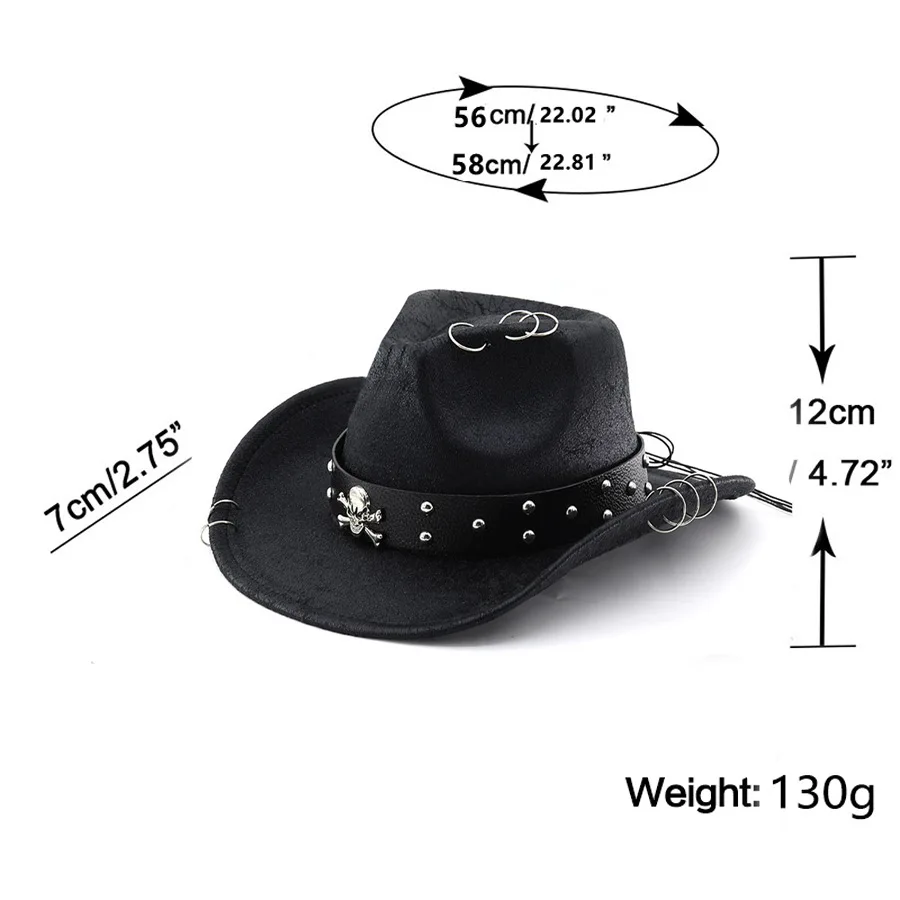 Neue Faux Leder Vintage Western Cowboy Hut Für Männer Gentleman Jazz Hüte Panama Cowgirl Hut Sombrero Hombre – Detail 1