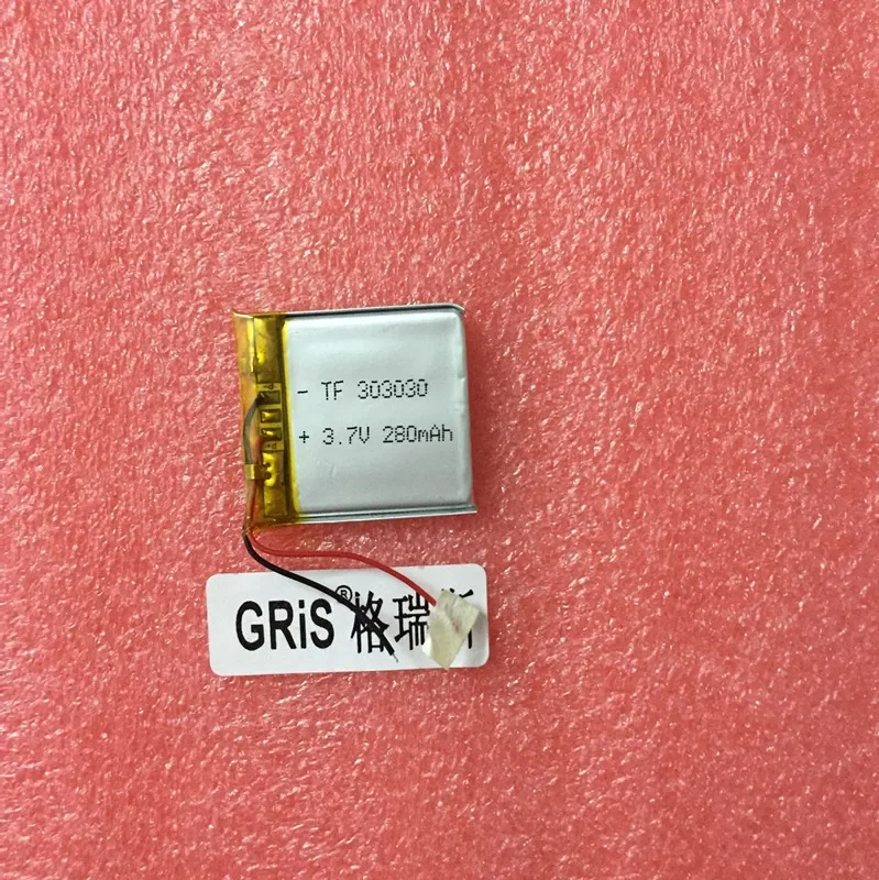 3,7 V 303030   Q9 Q3 Scheda audio MP3 owin piastra batteria quadrata auricolare wireless altoparlante cane elettronico Cella agli ioni di litio ricaricabile