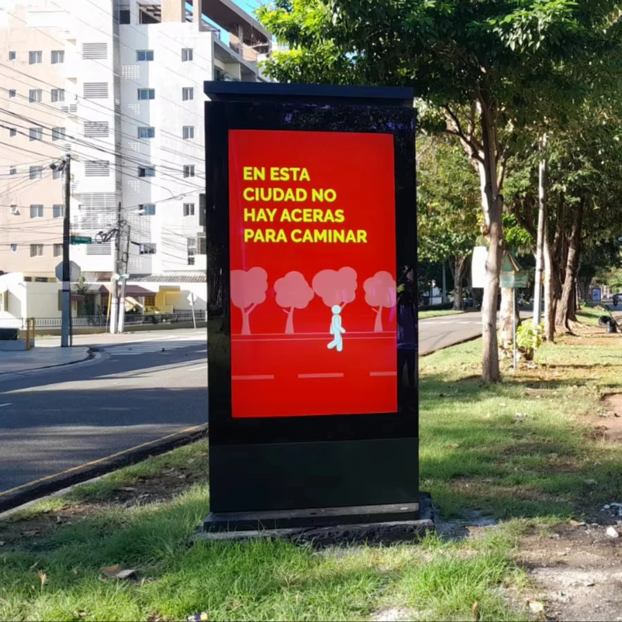 MWE Monitor Restaurant Lcd Screen Signage Kiosk Solar Pole Outdoor Panel Display Inch Video Advertising Screen Totem Signing
