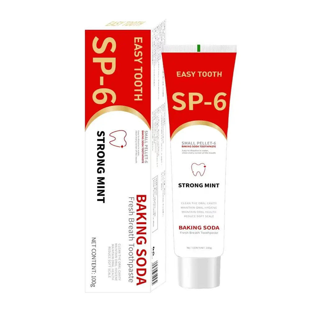 SP-6 Probiotic Toothpaste Whitening Teeth Removes Bad Breath Dental Plate Stain Natural Plant Extract Toothpaste Oral Care 120g