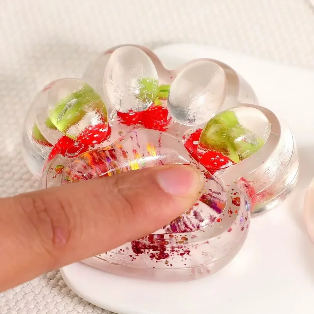 

Игрушка для снятия стресса в виде кошачьей лапы, дизайн звездного неба, мягкая мягкая игрушка-непоседа, медленный отскок, декомпрессия, сенсорное сжимание, подарок для взрослых