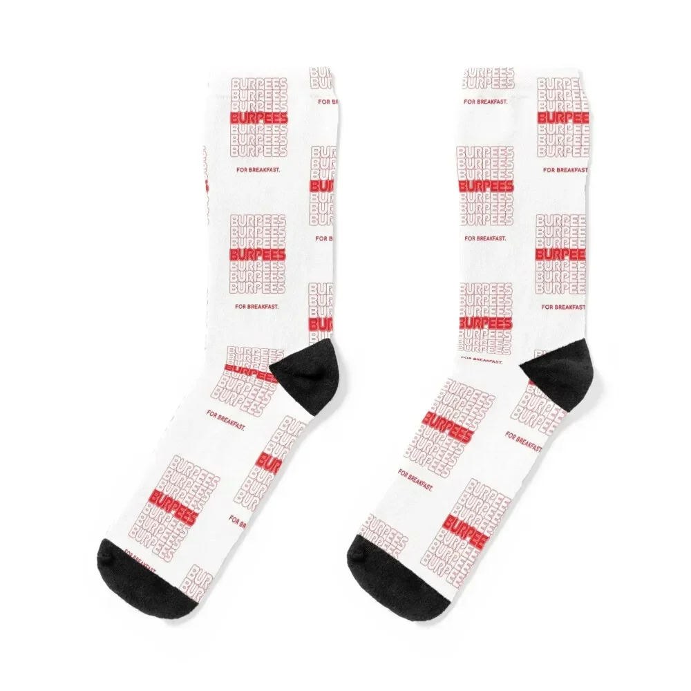 Burpees For Breakfast Socks Rugby essential Socks Women Men's