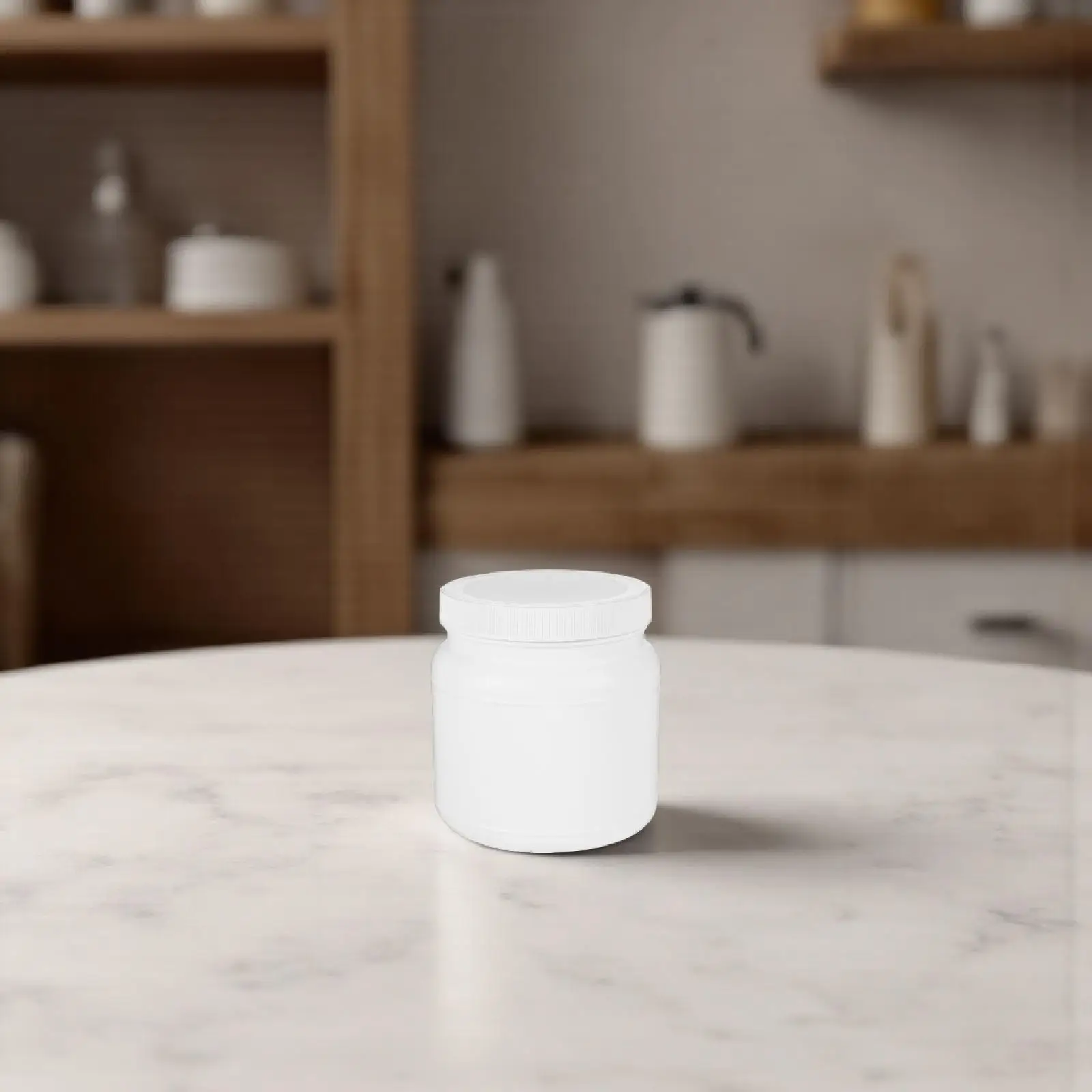 

Powder Storage Container Airtight Wide Mouth Plastic Jar For Milk Coffee Protein Powder Food Storage Jar Kitchen Organizer