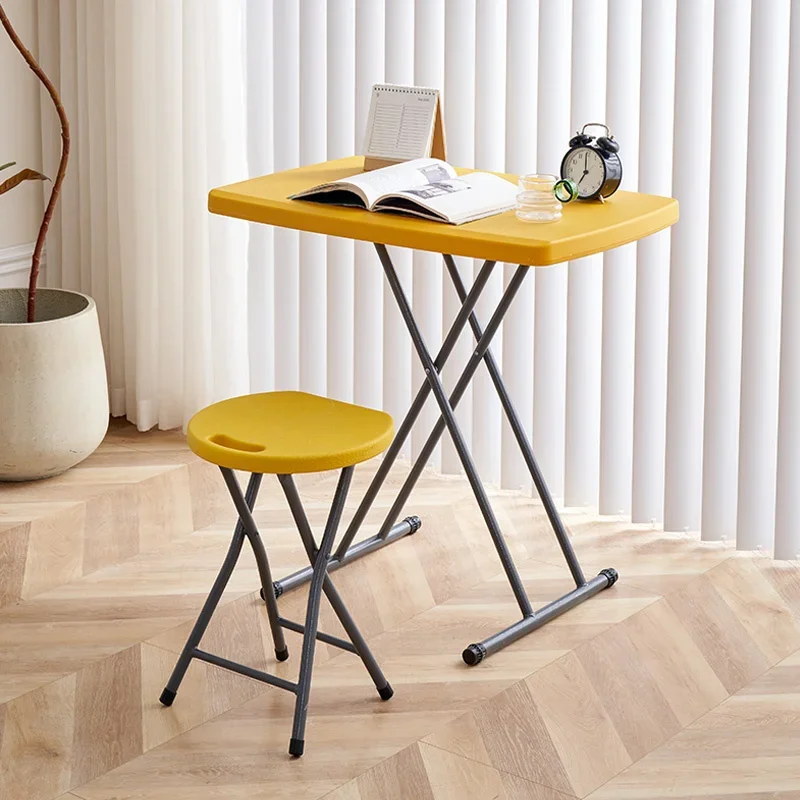 Adjustable Height Foldable Bedside Computer Table: Perfect for Children's Learning Outdoor as Portable Camp Table