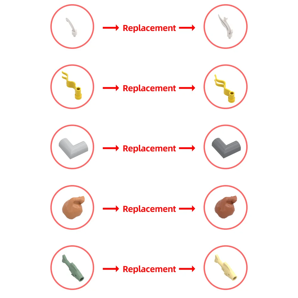 MOC القرون الوسطى مربع اللبنات القوطية وحدات منزل لعبة الطوب البناء للبالغين هدية الكريسماس #5