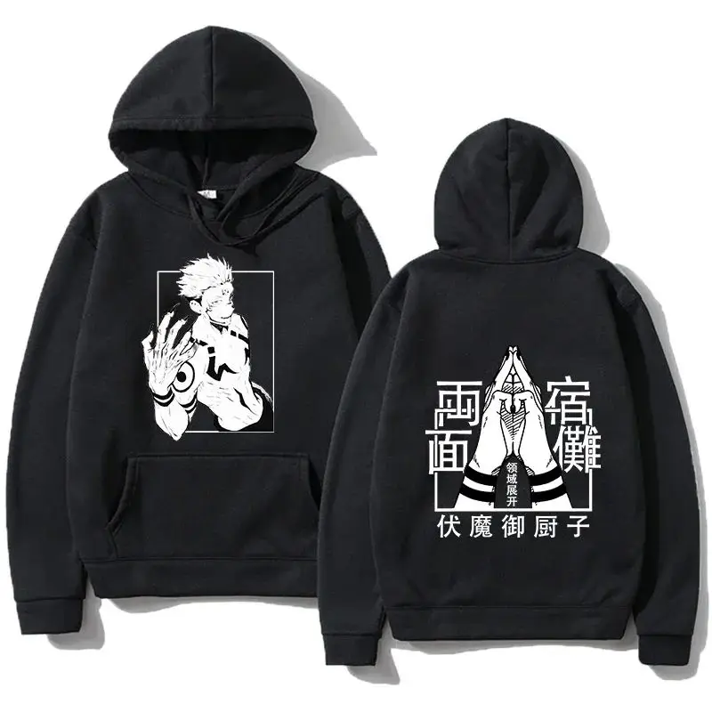 

2024 Anime Jujutsu Kaisen Fushiguro Toji Graphic Hoodie Men Women Fashion Oversized Pullover Shirts Male Manga Fashion HoodyTop