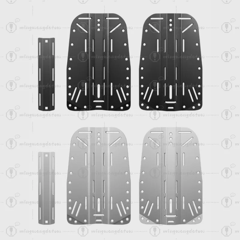 High-Quality Aluminum Diver BCD plate Equipment One-Piece Molding Tech Scuba Diving Technical Backplate view 5