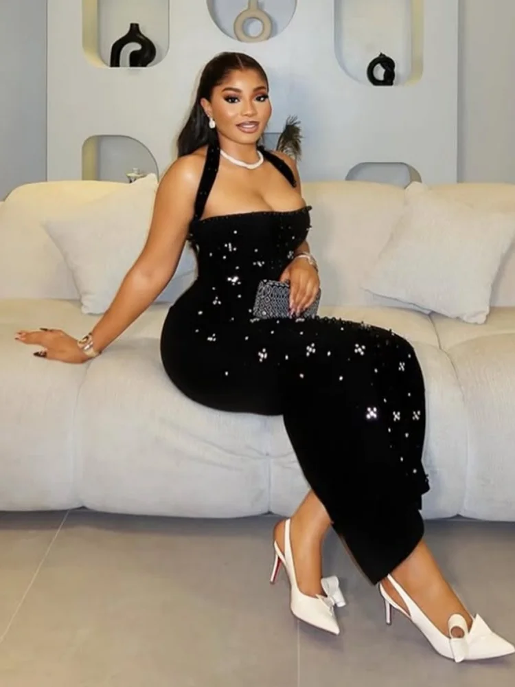 Vestidos Wmstar para mulheres atacado bodycon feminino sem alças com strass e contas de bolha para vestido de ajuste de emagrecimento