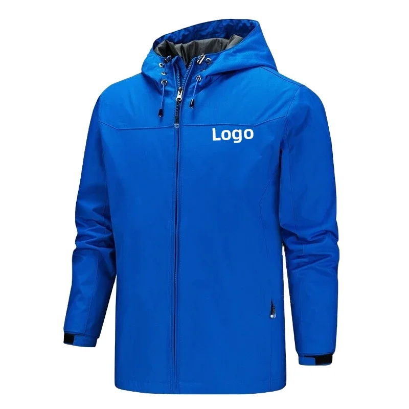 Customize your logo  Jackets Waterproof Windproof Breathable Jacket  Men Fashion Outdoor Mountain Jackets  Training Jackets