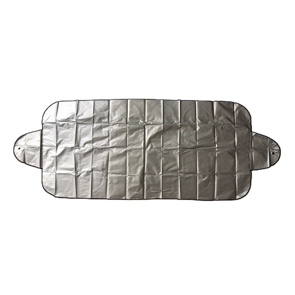 Car Windshield Snow Cover with Foldable Frame to Inhibit Ice Layering Frost Spread and Interior Temperature Rise