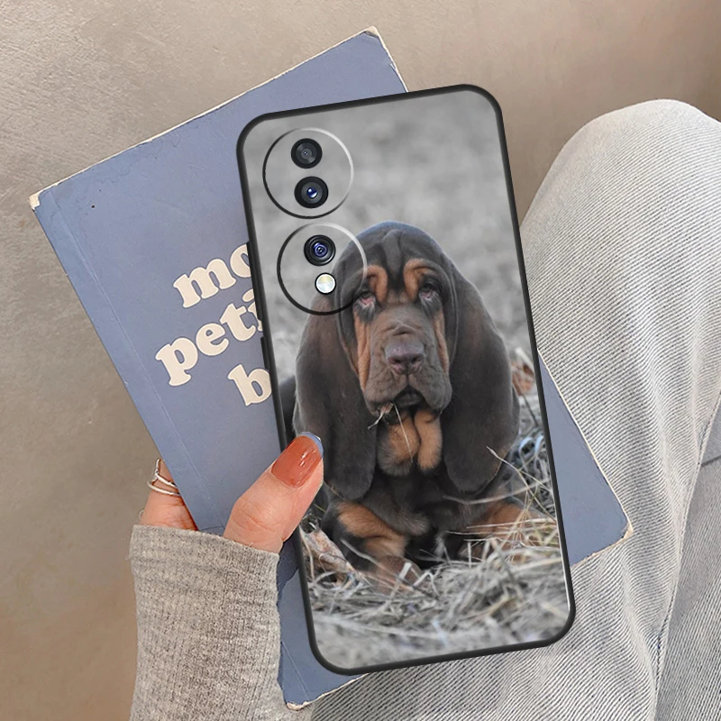 Casing Anjing Basset Hound Untuk Honor Magic 5 6 7 8 Pro Cover Untuk Honor 200 400 Lite 50 70 90 X8a X8b X9a X9b X9c
