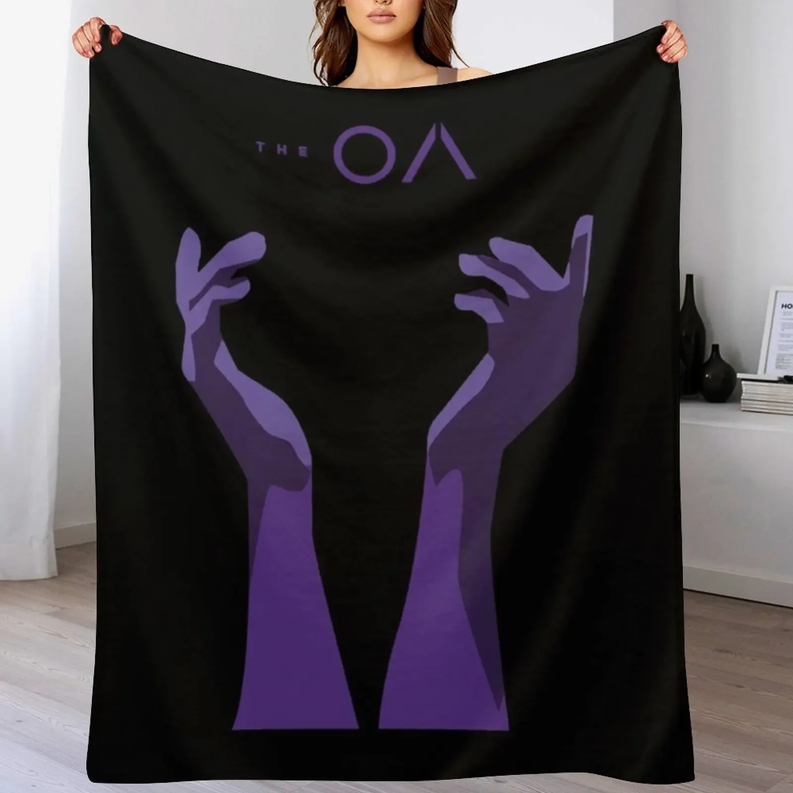 

Funny Gift For The Oa - Minimalist 2 Halloween Throw Blanket Flannel Fabric Plush Blankets