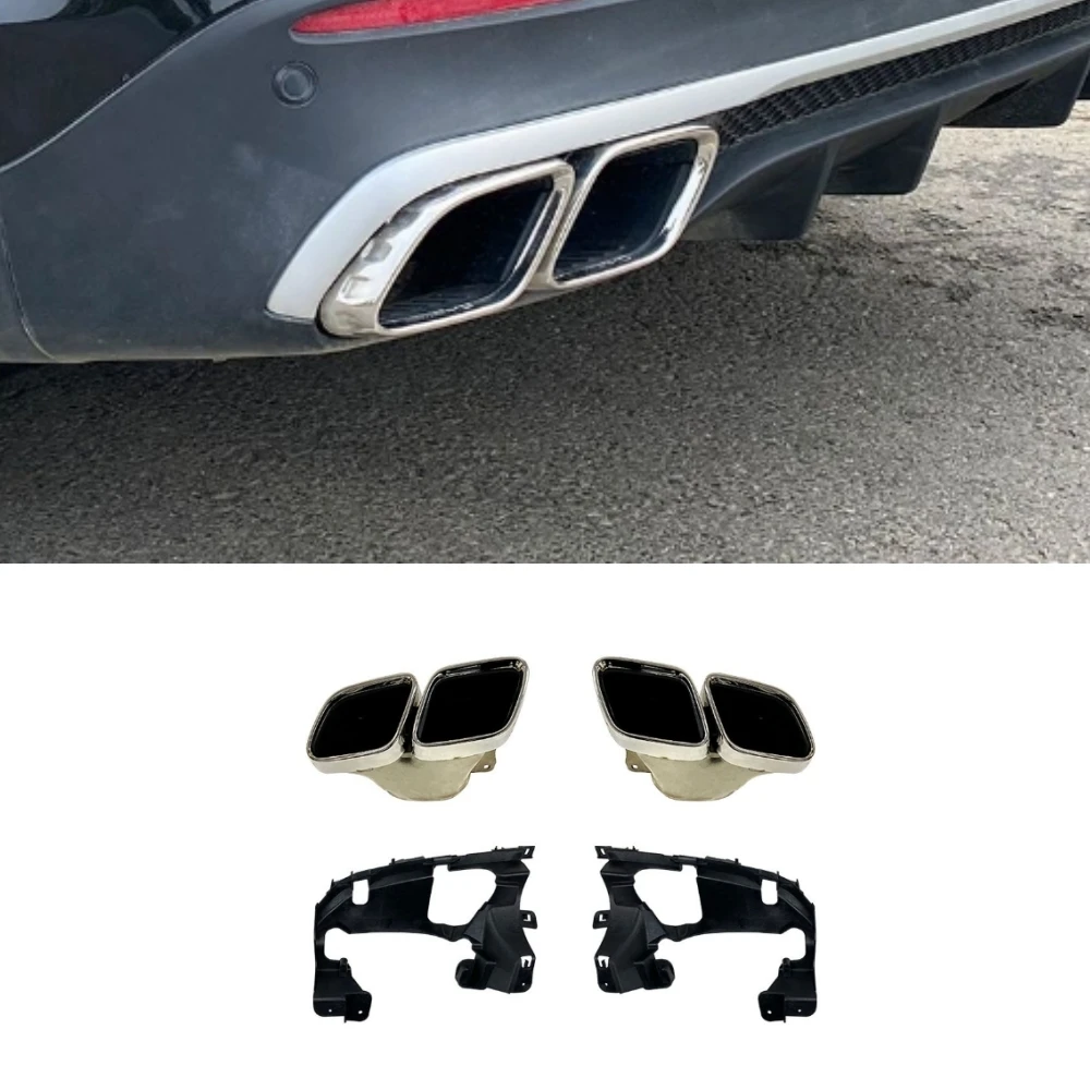 Upgrade For GLE63 AMG V167 four outlet tailpipe exhaust For Mercedes Benz CLE53