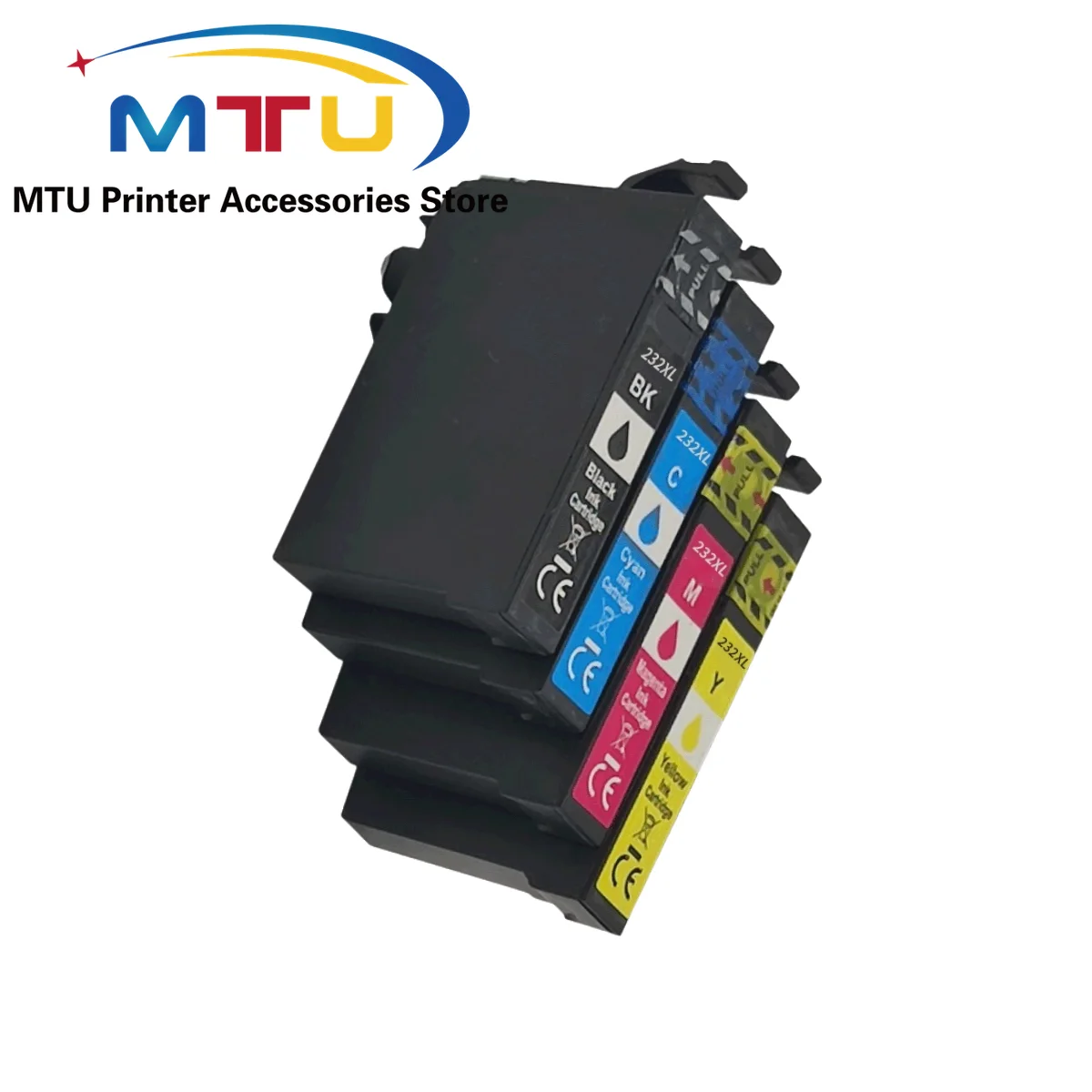 1Set 232XL T232XL Ink Cartridge for Epson XP-4200 4205 WF-2930 2950