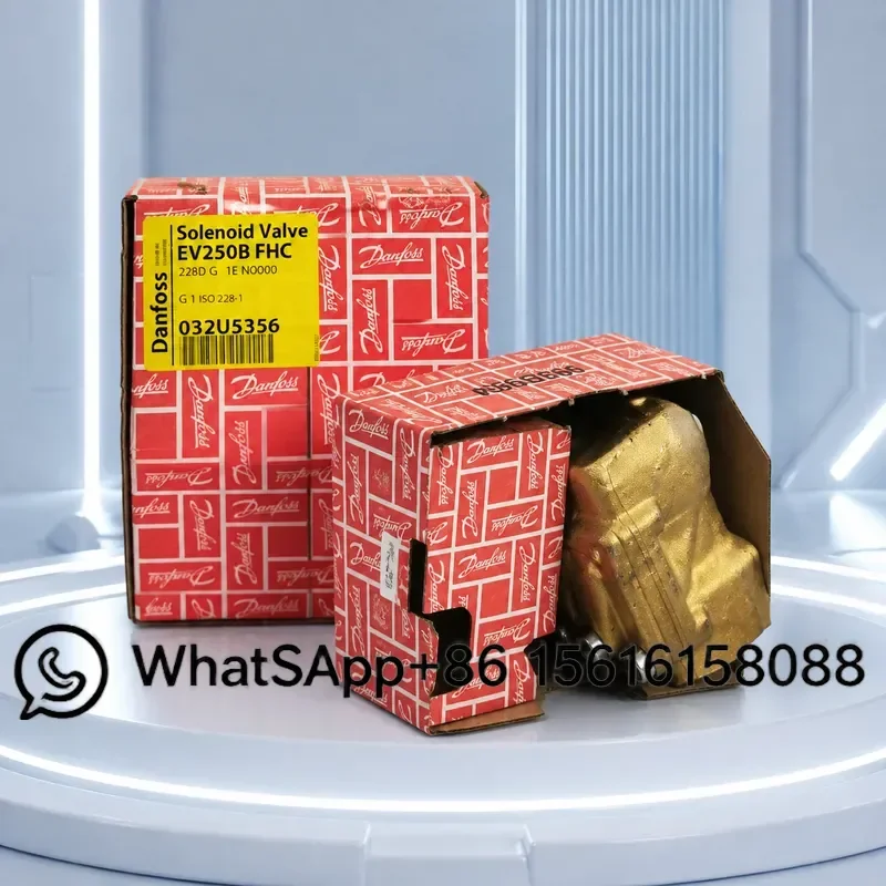 Danfoss Solenoid Valve Body 032U5356 EV250B 22 G 1E NO000 Replacement Part for Industrial Automation Fluid Control System
