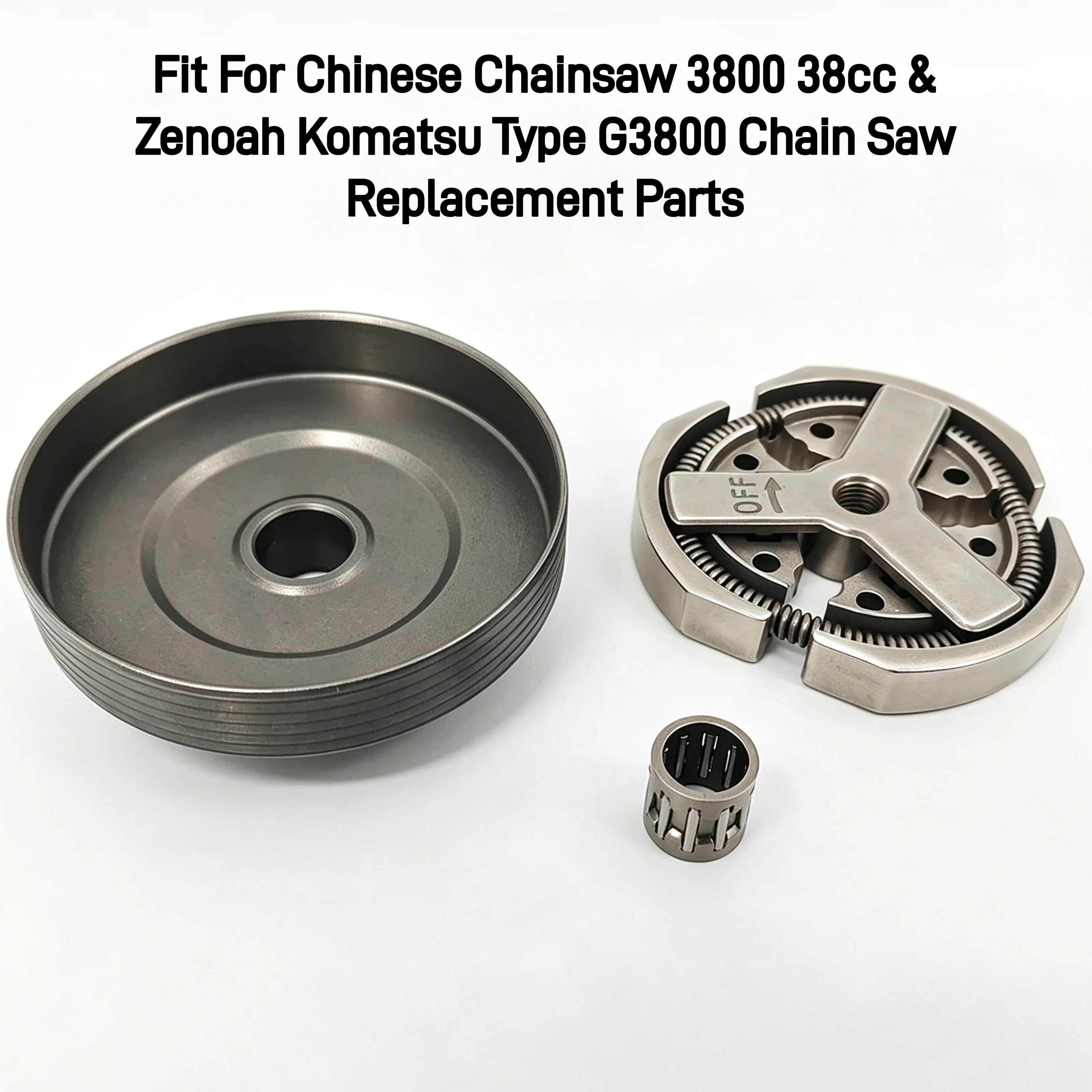3/8 6T Clutch Drum Assy Fit For Chinese Chainsaw 3800 38cc