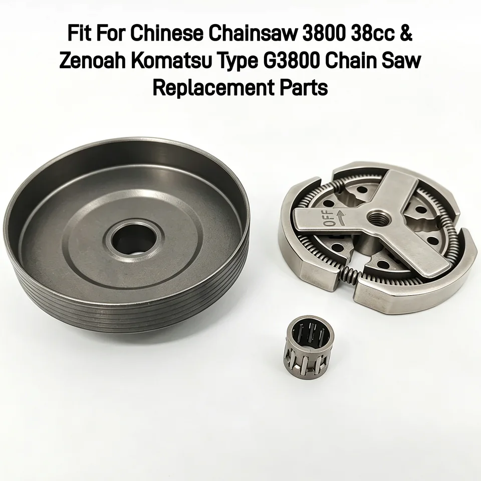 3/8 6T Clutch Drum Assy Fit For Chinese Chainsaw 3800 38cc