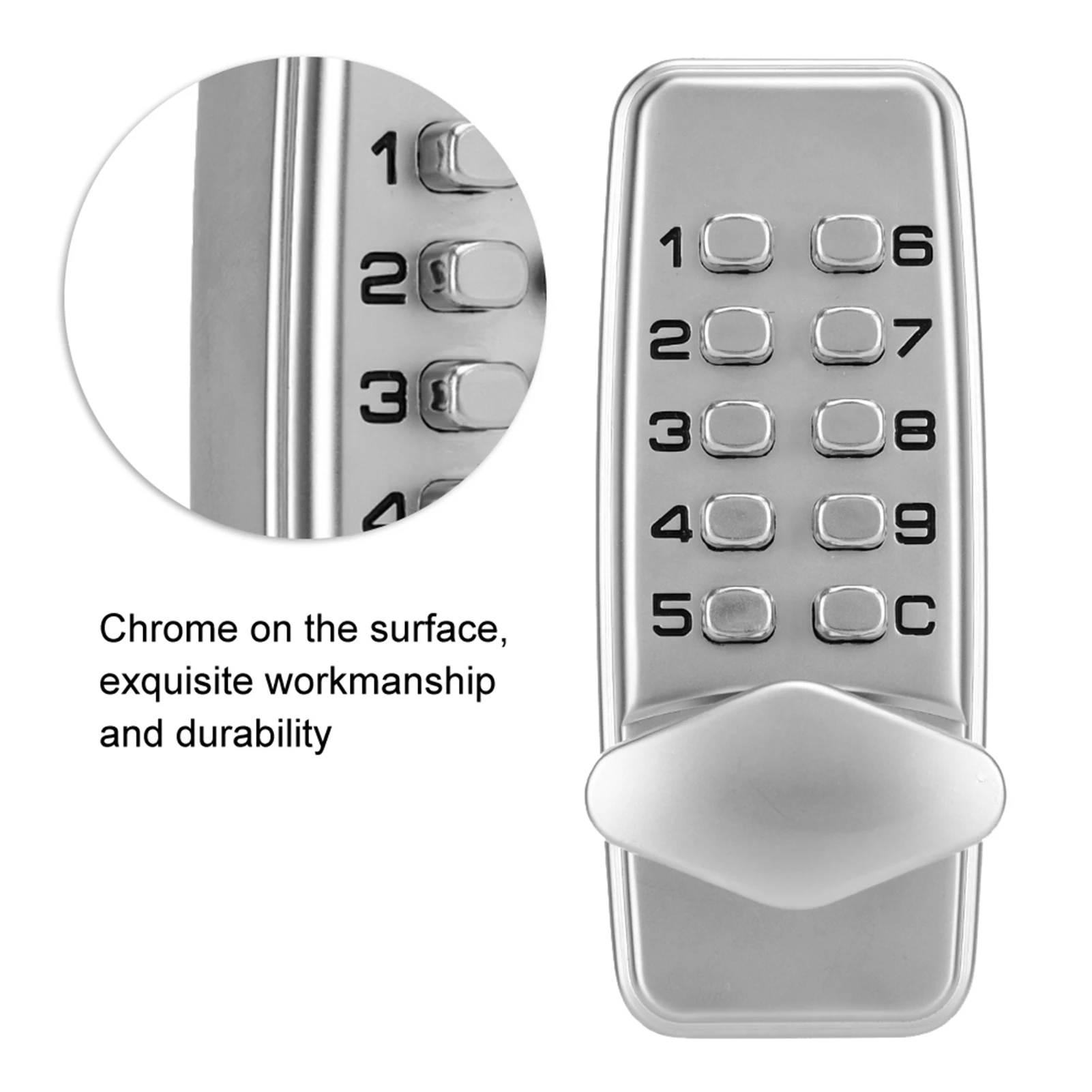 Code Lock 2 ‑ 4 Digits MiNi Mechanical  Lock Cabinet Indoor Outdoor Door Password Security Coded Lock Digit  Lock Password Lock