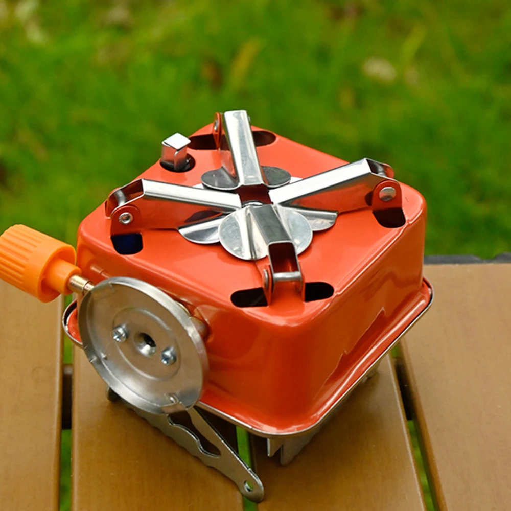 Portable Burner Camping Foldable Windproof Outdoor Gas Tank Stove for Backpacking Camping Hiking Picnic BBQ Cooking Equipment view 5
