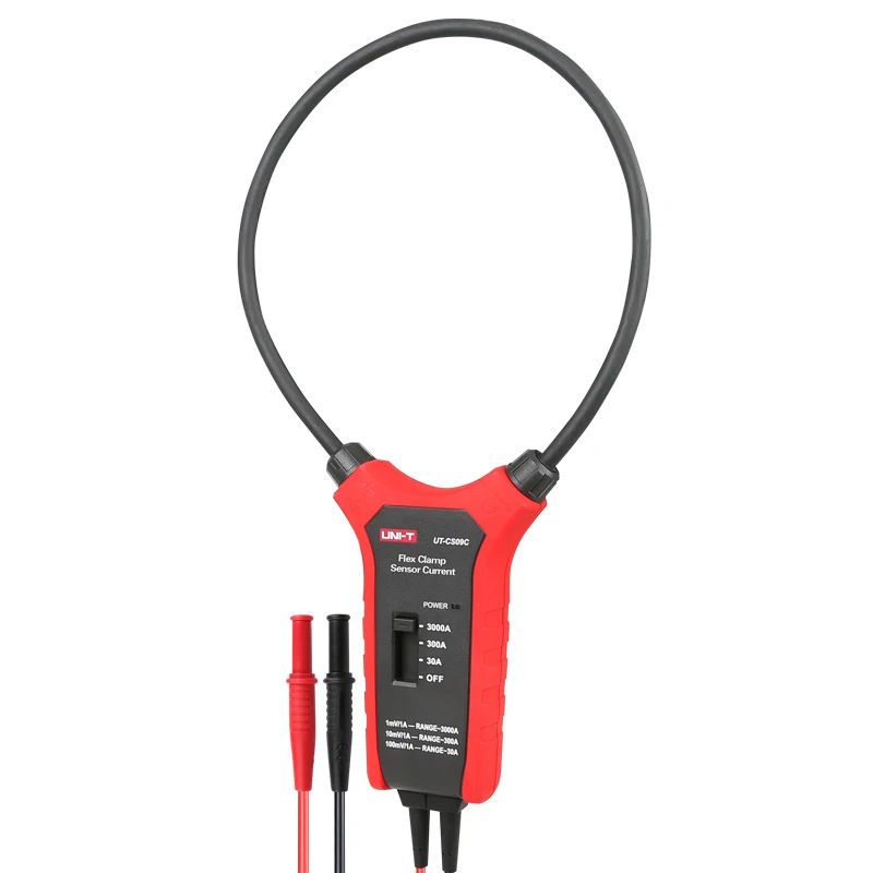 UNI-T UT-CS09A UT-CS09C 3000A AC Flex Clamp เซ็นเซอร์/ใช้ในมัลติมิเตอร์/Oscilloscopes
