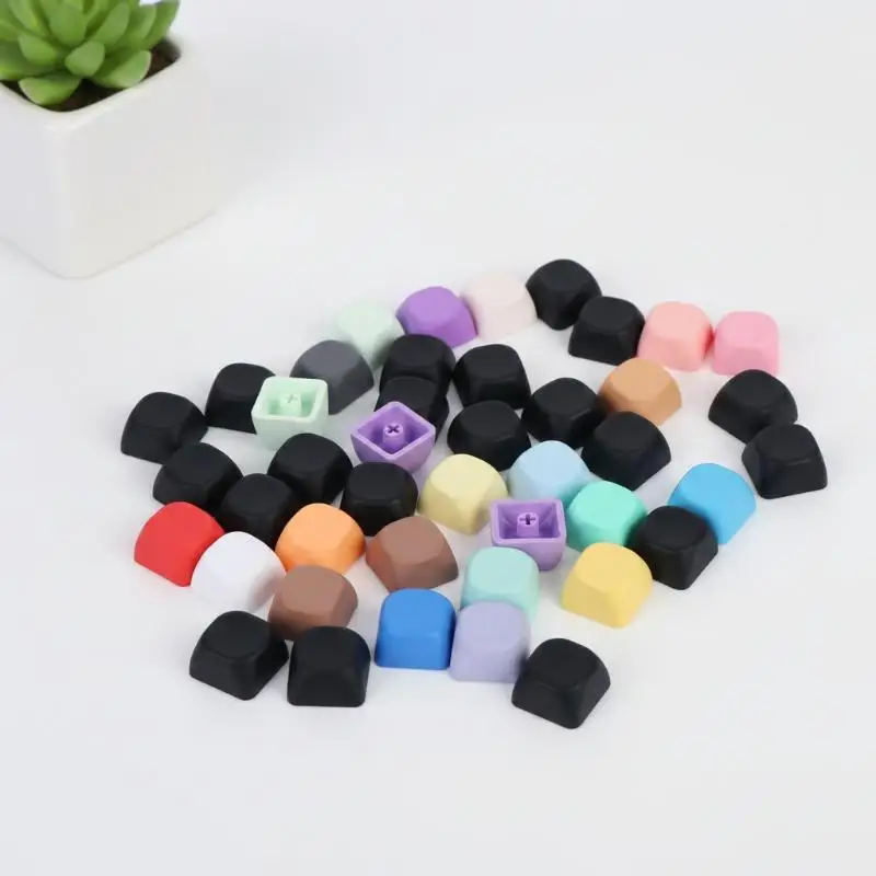 10/20pcs PBT Keycap MOA Profile 1U Not Engraving DIY Blank Key Cover