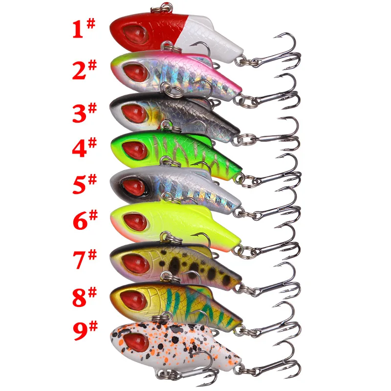 Lure Bait Micro VIB 5G 3.5CM Full Swimming Layer Juvenile Fish Fishing Simulated Fake Fish Bait Swinging Death Temptation Lures