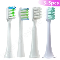 3-5pcs Replacement Brush Head For Soocas X3 Oclean X  Mijia T100 T300 T500 Electric Sonic Toothbrush Soocare Nozzles