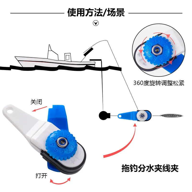 Offshore Planer Boards For Fishing Inline Side Release Clip Trolling Fishing Gadgets For Novice Fishing Tools view 4