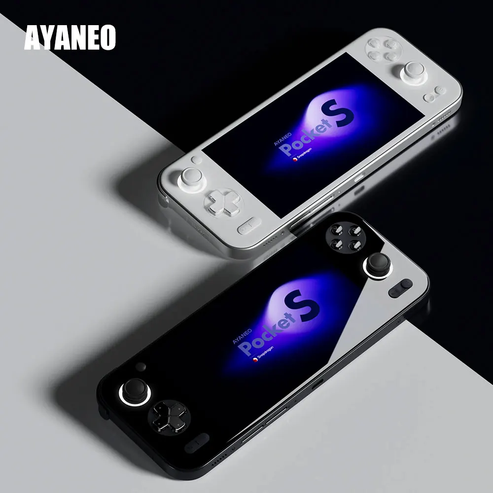 AYANEO 6“ IPS Borderless Pocket S Handheld game consoles Snapdragon G3x Gen 2 16GB LPDDR5X 1TB SSD WIFI7 BT5.3 Android Gaming