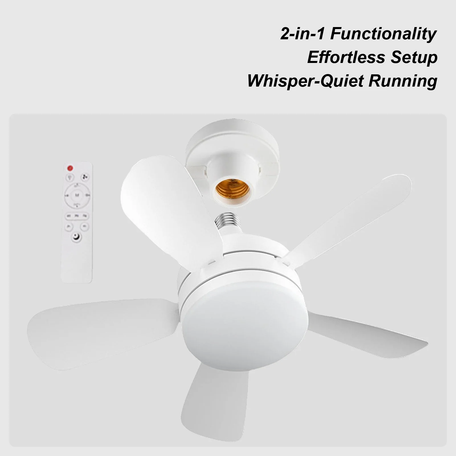 

Ceiling Fans With Lights And Remote E27 Bedroom Ceiling Fan 3 Wind Speed Cooling Device For Homeowners Room Decorators Interior